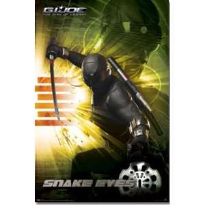    Gi Joe Poster 22X34 Joes Snake Eyes Movie 9875