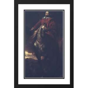 Dyck, Sir Anthony van 17x24 Framed and Double Matted Portrait of the 