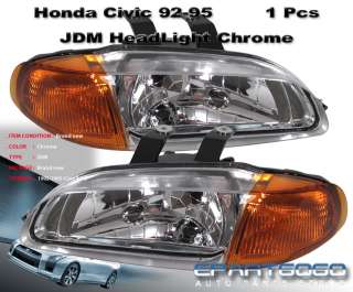 top high performance chrome headlights w amber corner lights perfect