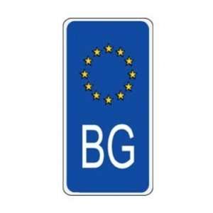  Bulgaria Euroband Sidebar Decal   Bumper Sticker 