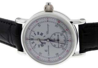 New Mens Chronoswiss Chronoscope CH1520 Platinum Watch  
