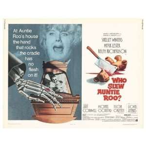  Who Slew Auntie Roo Movie Poster, 28 x 22 (1971): Home 