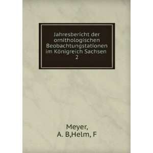   im KÃ¶nigreich Sachsen . 2 A. B,Helm, F Meyer Books