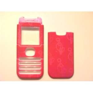    Pink Cat Faceplate w/ Battery cover for Nokia 6030 