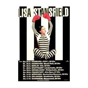 LISA STANSFIELD German Tour 1990 Music Poster