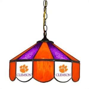 Wave 7 CLM 140   x Clemson University 14 Wide Swag Hanging Lamp Style 