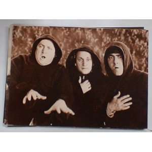  The Three Stooges Vintage 1982 Postcard  Cloaks 