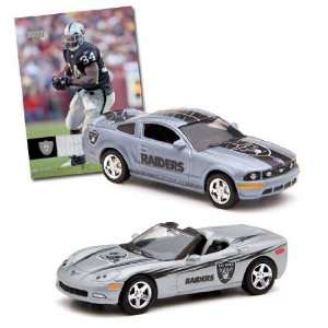 Oakland Raiders 2006 Upper Deck Collectibles NFL Corvette & Mustang GT 