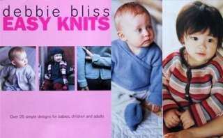 description debbie bliss easy knits knitting book over 25 simple 