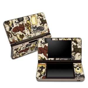 : Cats Partners Protector Skin Decal Sticker for Nintendo DSi XL Game 