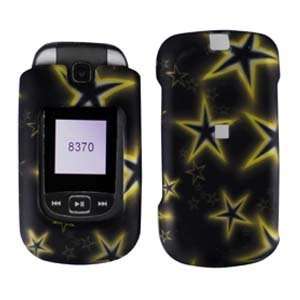 LG clout VX8370 Yellow Star Premium Designer Hard Protector Case