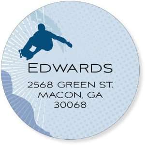   Collections   Address Labels (Skateboard Swirl)