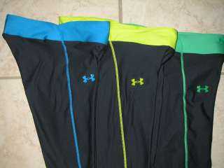 NWT WOMENS UNDER ARMOUR COLD GEAR COLORBLOCK TIGHT PANT LEGGING SELECT 