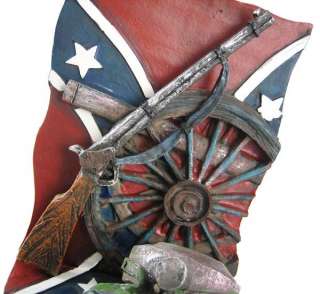 Civil War Design Confederate Flag Bookends Rebel  