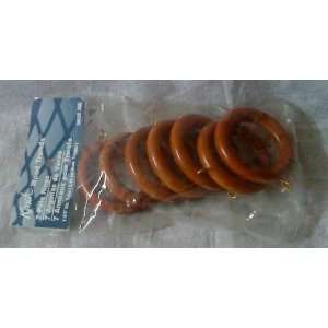  Kirsch Wood Trends 7 Pole Rings with Eyelets for 1 3/8 Dia. Poles 