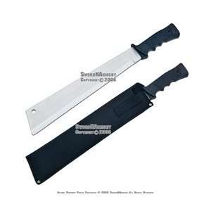   Tang Fixed Blade Survival Knife Machete With Sheath