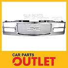 1994 1998 GMC SIERRA PICKUP FRONT GRILLE COMPLETE CHROME PLATED 