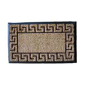  Greek Key Coir Rubber Mat   Improvements: Patio, Lawn 