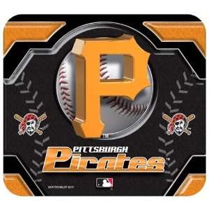  MLB Pittsburgh Pirates Team Logo Neoprene Mousepad: Sports 