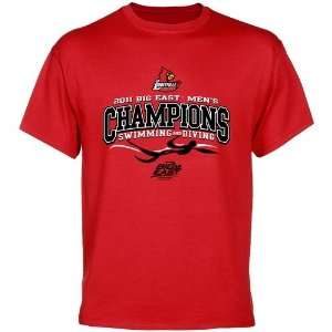 NCAA Louisville Cardinals Red 2011 Mens Swimming & Diving 