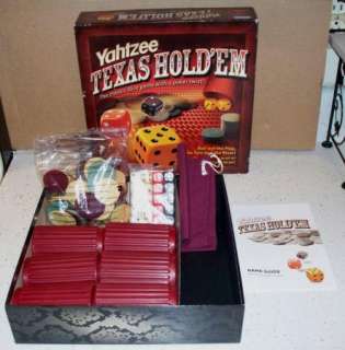 Yahtzee Texas HoldEm Parker Brothers 2001 Brand NEW Dice Poker Game 