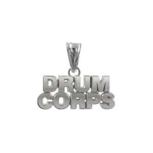  Color Guard Drum Corps Charm in Sterling Silver Jewelry