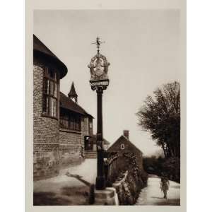  1926 Signpost Sign Mayfield Sussex England E. O. Hoppe 
