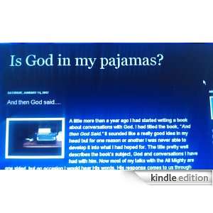 Is God in my pajamas. [Kindle Edition]