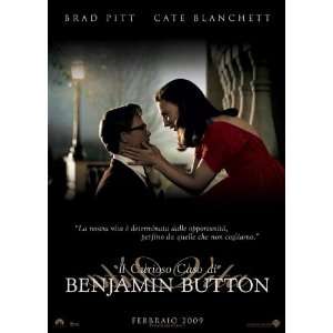   Button Poster Italian B 27x40 Brad Pitt Tilda Swinton