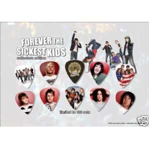  Forever The Sickest Kids Guitar Pick Display Limited To 