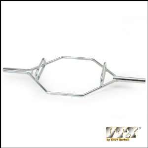 International HEX bar. Great for shrugs and dead lifts. Chrome finish 