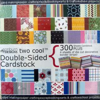 New 300 Sheet Patterned Card Stock Cardstock 12 Paper  