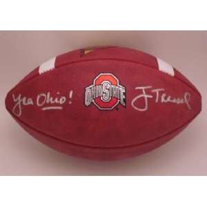 Jim Tressel Signed Ohio State Official NCAA Football  