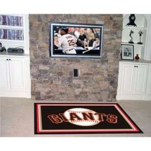  San Francisco Giants MLB Floor Rug 4x6: Sports & Outdoors