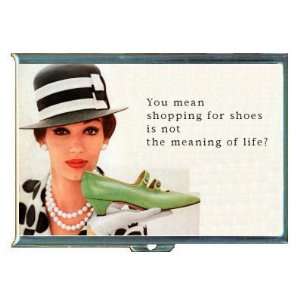  Shoe Shopping Meaning of Life, ID Holder, Cigarette Case 