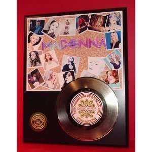  Gold Record Outlet Madonna 24kt Gold Record Display LTD 