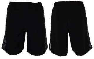 Plain Black and Navy Camo (NWU) Mixed Martial Arts Shorts, Blank NWU 
