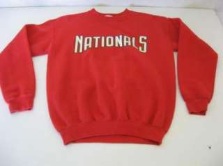 Vintage MLB Washington Nationals Logo Sweatshirt BOYS L  