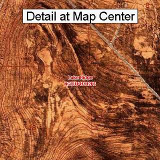  USGS Topographic Quadrangle Map   Lake Ridge, Utah (Folded 