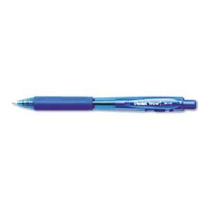  WOW Retractable Ballpoint Pen Blue Barrel Blue Case Pack 