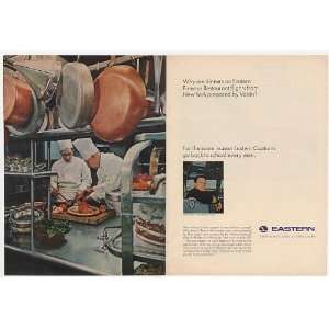   Eastern Airlines Dinner by Voisin Double Page Print Ad: Home & Kitchen