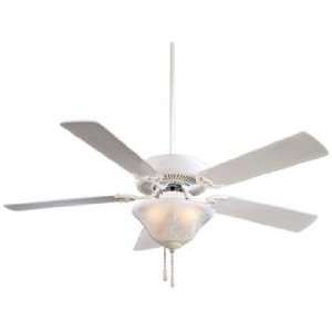    52 Minka Contractor Uni Pack White Ceiling Fan: Home Improvement