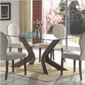  Bundle 42 Shapleigh Dining Table in Walnut (5 Pieces 