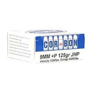  CORBON 9MM P 125GR JHP 20/500
