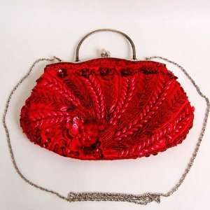  Elegant Chinese Shoulder Hand Bag Purse Clutch Red Baby