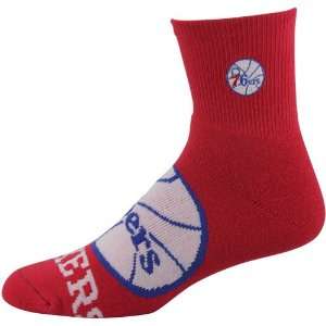  NBA Philadelphia 76ers 2012 Big Logo Sock   Red Sports 
