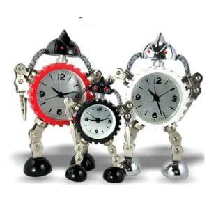  Best Selling Retro Metal Alarm Clock,humanoid Robot Gear 