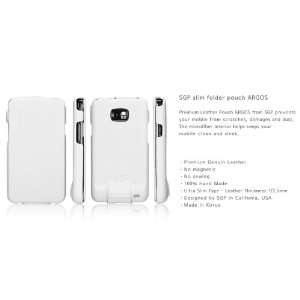  SGP CDMA Verizon iPhone 4 Leather Case Argos Series [White 