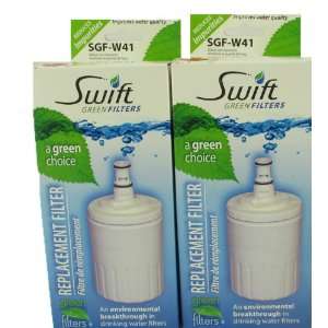  Swift Green Filters SGF W41 2 Refrigerator Water Filter, 2 