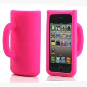  Magenta / 3d Cute Mug / Cup Silicone Protective Case Cover 